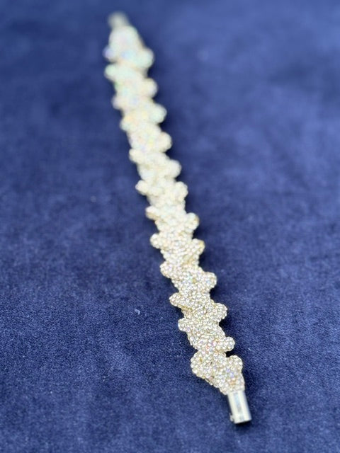 Handgefertigte Hera Armbänder geknotet aus Strassband by Christine Bultmann