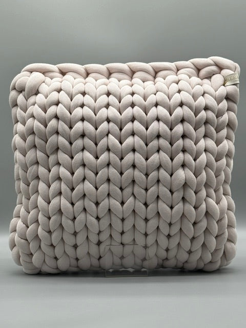Hera Bag Zierkissen aus Premium Baumwolle in Creme