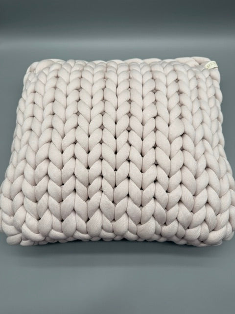 Hera Bag Zierkissen aus Premium Baumwolle in Creme
