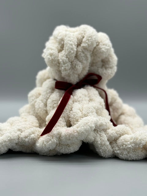 Hera Bag Schmusetuch für Babys aus Chenille in Creme