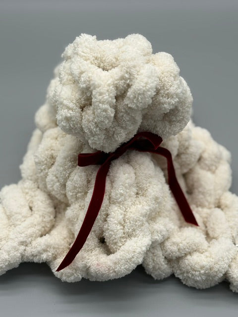 Hera Bag Schmusetuch für Babys aus Chenille in Creme