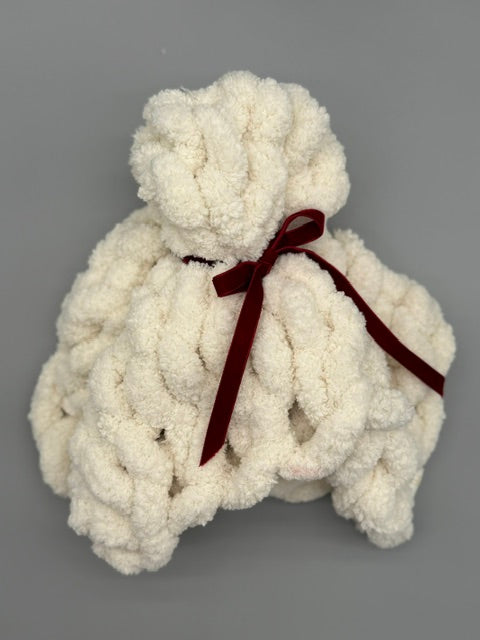 Hera Bag Schmusetuch für Babys aus Chenille in Creme