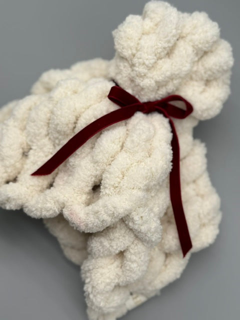 Hera Bag Schmusetuch für Babys aus Chenille in Creme