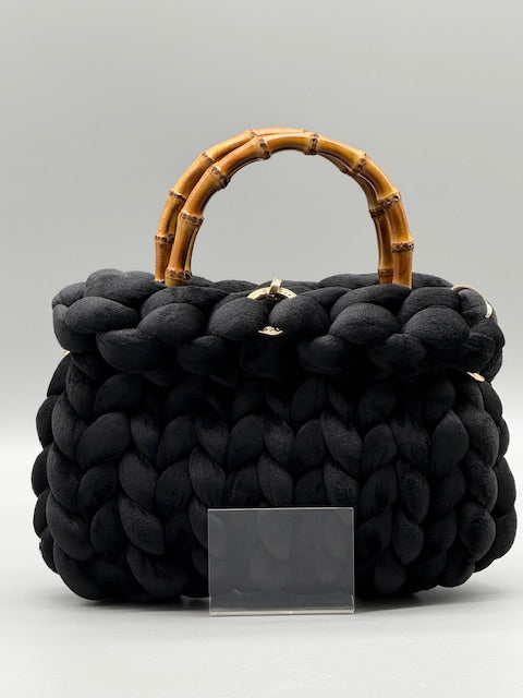 Hera Bag Samt Schwarz