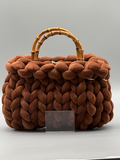 Hera Bag Premium Samt Zimt