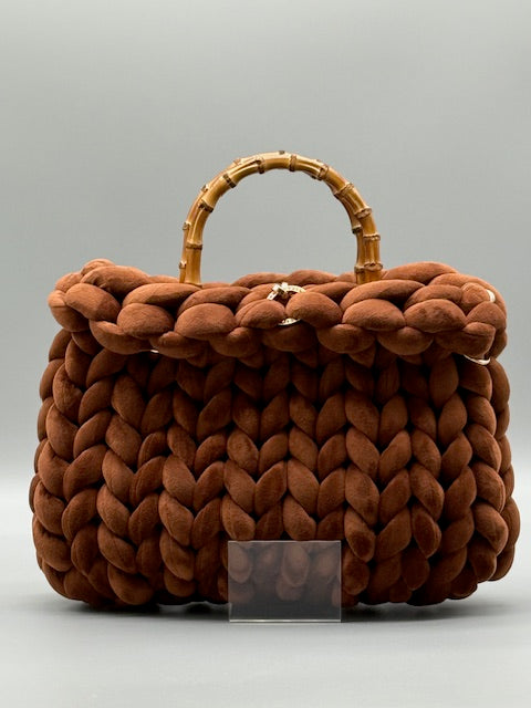 Hera Bag Premium Samt Zimt