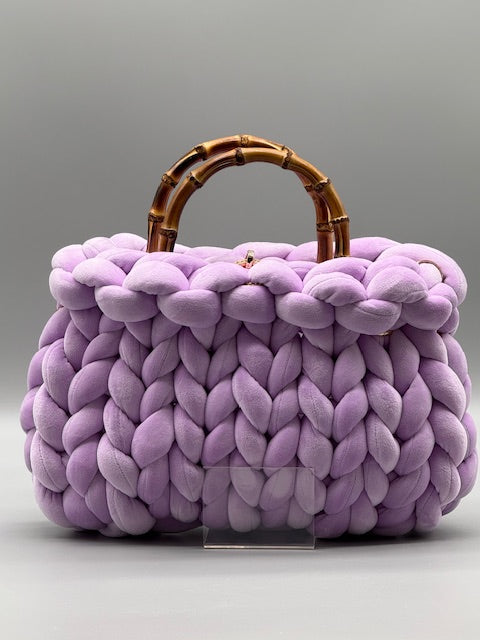 Hera Bag Premium Samt Violett