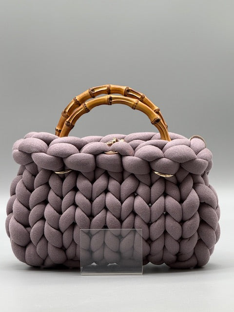 Hera Bag Premium Baumwollgarn Delphingrau