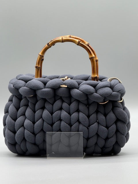 Hera Bag Premium Baumwollgarn Graphitgrau