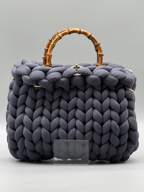 Hera Bag Premium Baumwollgarn Graphitgrau