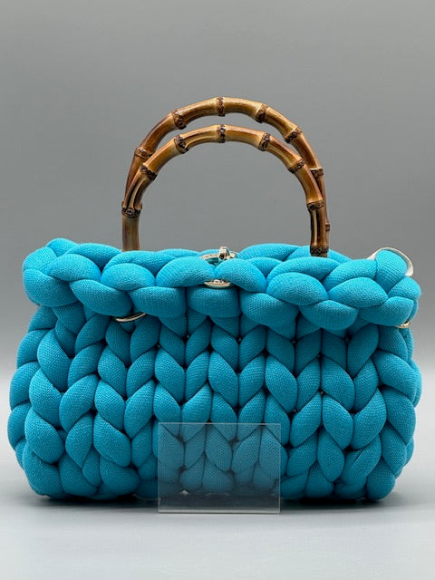 Hera Bag Premium Baumwollgarn Lichtblau