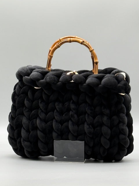 Hera Bag Samt Schwarz