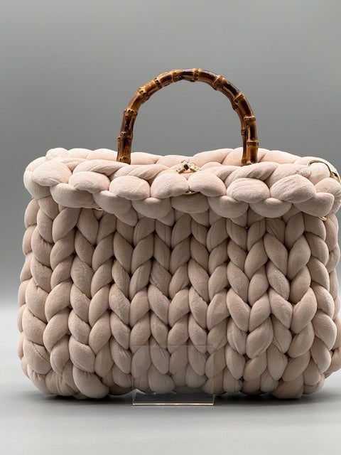 Hera Bag Samt Creme