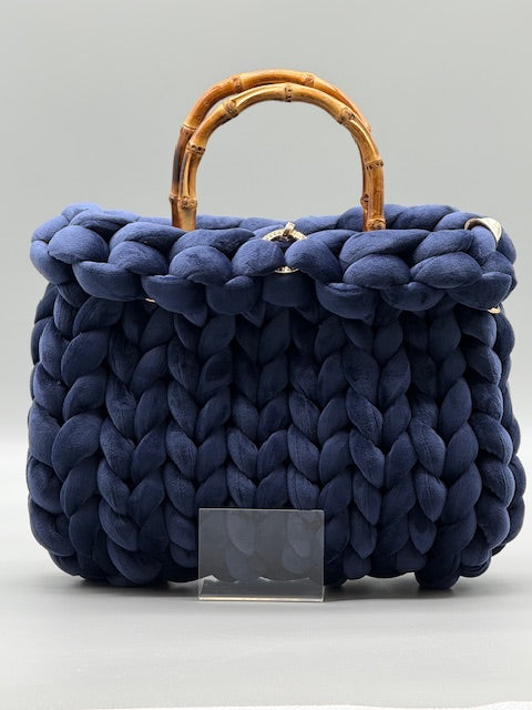 Hera Bag Samt Saphirblau