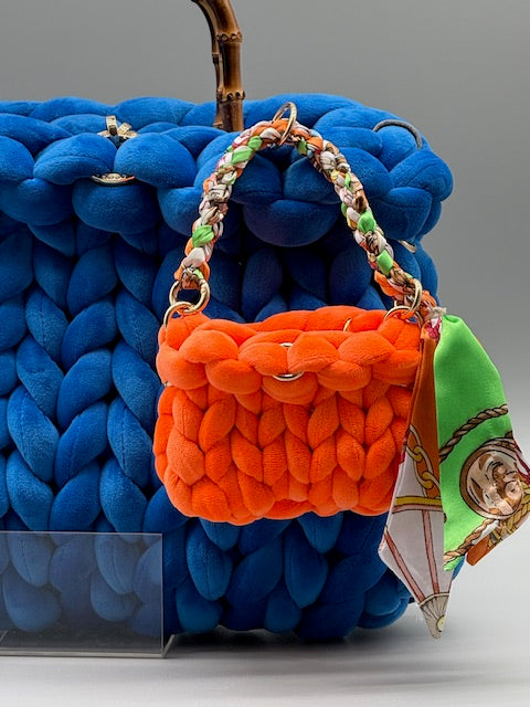 Taschenanhänger Pastellorange