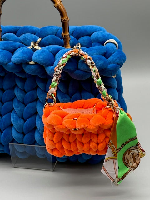 Taschenanhänger Pastellorange