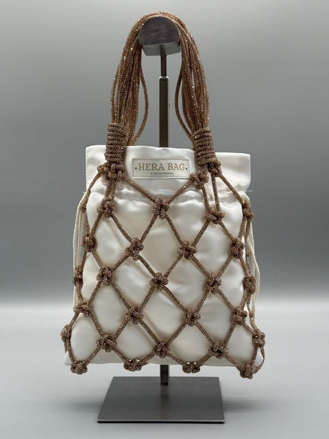 Hera Bag Sparkly Champagner