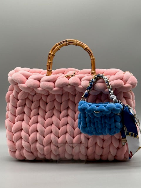 Taschenanhänger Saphirblau