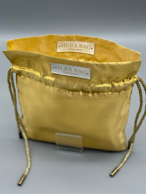 Wende-Innentasche für die Hera Bag Sparkly Gold/Kunstfell