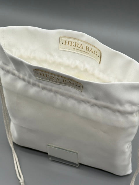 Wende-Innentasche für die Hera Bag Sparkly Satin/Kunstfell